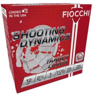 Fiocchi Shooting Dynamics 12 Gauge Ammunition 250 Rounds 2-3/4" #7.5 Lead 1oz