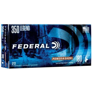Federal Power-Shok .350 Legend Ammunition 20 Rounds JSP 180 Grain
