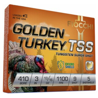 Fiocchi Golden Turkey TSS .410 Ammunition 5 Rounds 3" #9 Tungsten 13/16 oz