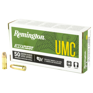 Remington UMC .30 Super Carry Ammunition 50 Rounds FMJ 100 Grain