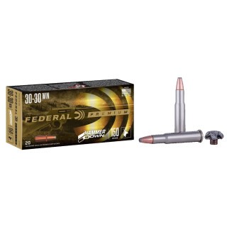 Federal Premium HammerDown .30-30 Winchester Ammunition 20 Rounds BHP 150 Grain