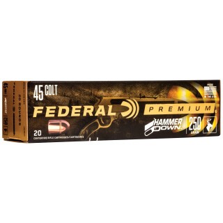 Federal Premium HammerDown .45 Colt Ammunition 20 Rounds BHP 250 Grain