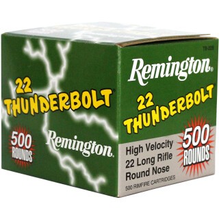 Remington 22 Thunderbolt .22 Long Rifle Ammunition 5000 Rounds LRN 40 Grain