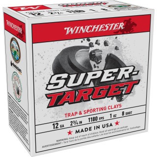 Winchester Super Target 12 Ga 2.75" #8 Lead 1 oz 25 Rounds