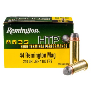 Remington HTP .44 Magnum Ammunition 20 Rounds JSP 240 Grain