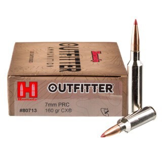 Hornady Outfitter 7mm PRC Ammunition 20 Rounds CX 160 Grains
