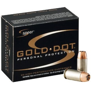 Speer Gold Dot Personal Protection 9mm Luger Ammunition 20 Rounds 115 Grain Gold Dot Hollow Point 1210fps