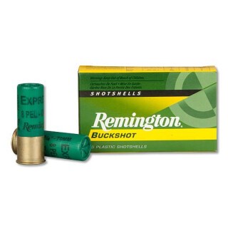 Remington 12 Gauge 2.75" 000 Buck 8 Pellets 5 Round Box