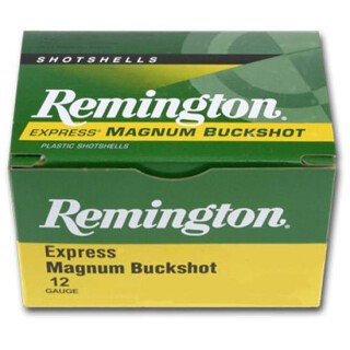 Remington 12 Gauge 3" 000 Buck 10 Pellets 5 Round Box