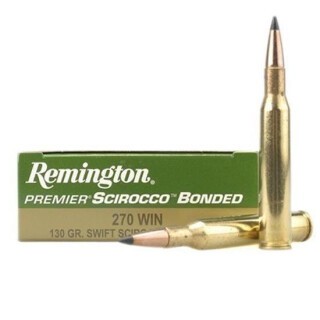 Remington Premier .270 Winchester Ammunition 20 Rounds Scirocco Bonded 130 Grain
