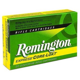 Ammo .30-30 Winchester Remington Express Core-Lokt Managed Recoil JSP 125 Grain 20 Round Box 2175 fps