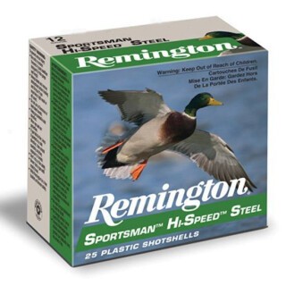 Remington Sportsman Hi-Speed 12 Gauge Ammunition 25 Rounds 2-3/4" #6 Steel 1oz
