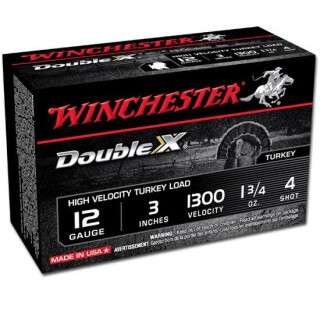 Winchester Double-X 12 Ga 3" #4 Copper Plated 10 Rounds
