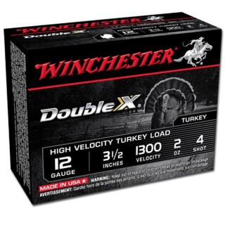 Winchester Double X 12 Ga 3.5" #4 Lead 2oz 10 Rounds