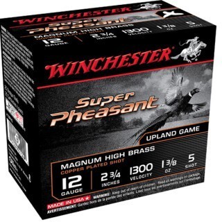 Winchester Super Pheasant 12 Gauge Shotshell 25 Rounds 2-3/4" #5 Shot 1-3/8 Ounce
