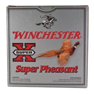 Winchester Super Pheasant HV High Brass 20 Gauge Ammunition 25 Round Box 3" #4 Copper Plated Lead Shot 1-1/4 oz 1250 fps
