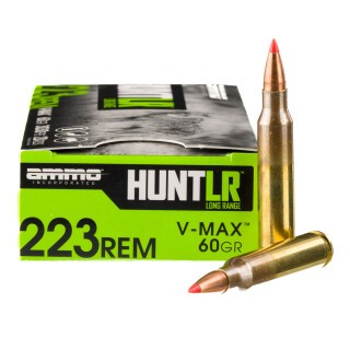 Ammo Inc .223 Remington Ammunition 20 Rounds V-MAX 60 Grain