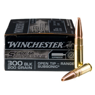 Winchester Super Suppressed .300 AAC Blackout Ammunition 200 Rounds OTR 200 Grain Subsonic