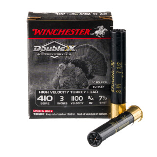Winchester Double X Diamond Grade 410 Bore Shotshells 10 Rounds 3" #7.5 Shot 3/4 Ounce STH4137