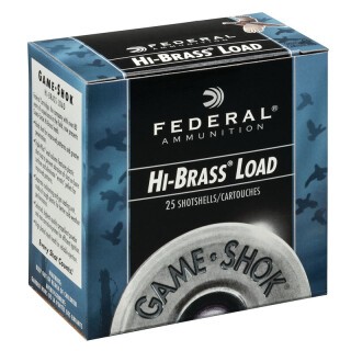 Federal Game Shok Upland Hi-Brass 20 Gauge Ammunition 25 Rounds 2-3/4" #7.5 Lead 1oz