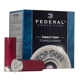 Federal Top Gun Target 12 Gauge Ammunition 25 Rounds 2-3/4" #8 Lead 1-1/8 oz