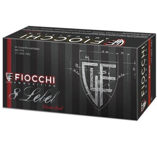 Fiocchi Classic 8mm Lebel Revolver Ammunition 50 Rounds 111 Grain Full Metal Jacket 880 fps