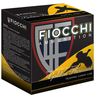 Fiocchi EXTREMA Golden Pheasant 12 Gauge Ammunition 25 Rounds 2-3/4" #4 Nickel Plated Lead 1-3/8 oz