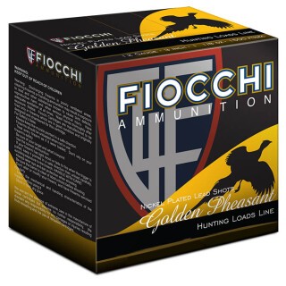 Fiocchi EXTREMA Golden Pheasant 12 Gauge Ammunition 25 Rounds 2-3/4" #6 Nickel Plated Lead 1-3/8 oz