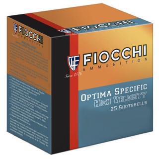 Fiocchi Optima Specific High Velocity 20 Gauge Ammunition 25 Rounds 2-3/4" #5 Lead 1oz