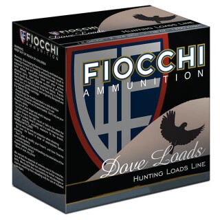 Fiocchi Dove 12 Gauge Ammunition 25 Rounds 2-3/4" #8 Lead 1-1/8 oz