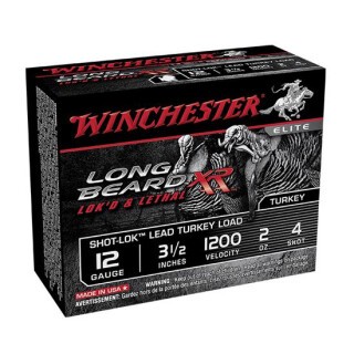 Winchester Long Beard XR 12 Gauge Ammunition 10 Rounds 3.5" #4 Lead 2oz