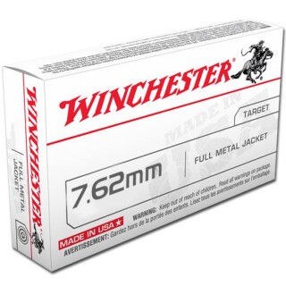 Winchester USA 7.62x51 NATO 147 Grain FMJ 20 Round Box