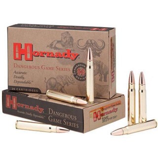 Hornady Dangerous Game 9.3x62 Ammunition 20 Rounds InterLock SP-RP 286 Grain