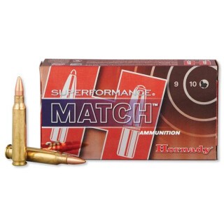 Hornady Superformance Match 5.56 NATO Ammunition 20 Rounds BTHP 75 Grain