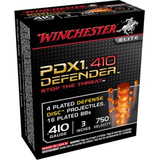 Winchester USA PDX1 .410 Ammunition 10 Rounds 3" 4 Disc/16 Plated BB