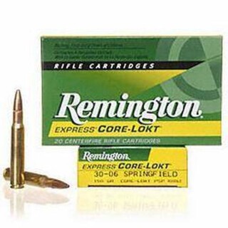 Remington Express .30-06 Springfield Ammunition 20 Rounds Core-Lokt PSP 150 Grain