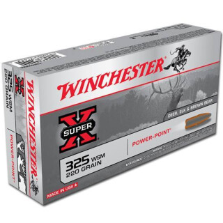 Winchester Super-X .325 WSM Ammunition 20 Rounds Power-Point 220 Grain