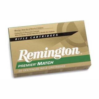 Remington Premier Match .300 AAC Blackout Ammunition 20 Rounds 125 Grain Sierra MatchKing Open Tip Match Projectile 2800fps