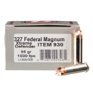 Underwood .327 Federal Magnum Ammunition 20 Rounds Xtreme Defender 95 Grains