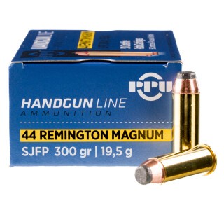Prvi Partizan PPU .44 Rem Mag Ammunition 50 Rounds 300 Grain SJFP 1279fps
