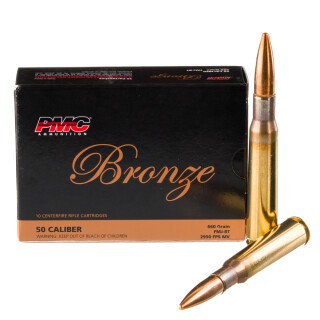 PMC Bronze .50 BMG Ammunition 200 Rounds FMJ 660 Grain