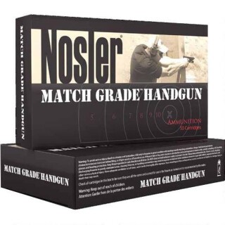 Nosler Match .40 S&W Ammunition 20 Rounds JHP 180 Grain