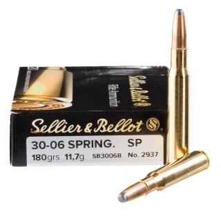 Sellier & Bellot .30-06 Springfield Ammunition 20 Rounds SP 180 Grains SB3006B
