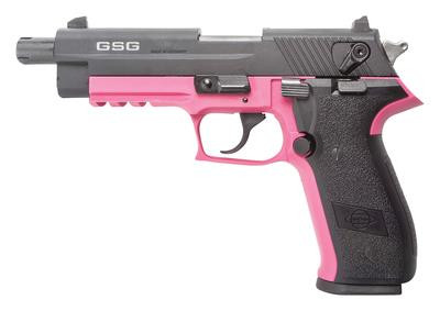 ATl GSG Firefly 22 LR - 4" Barrel - Threaded Barrel - Pink / Black - 10 Round