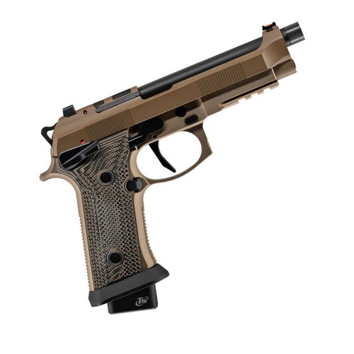 Beretta 92XI SAO Sabbia 9mm - 4.7" Threaded Barrel - FDE / Black - 22 Round