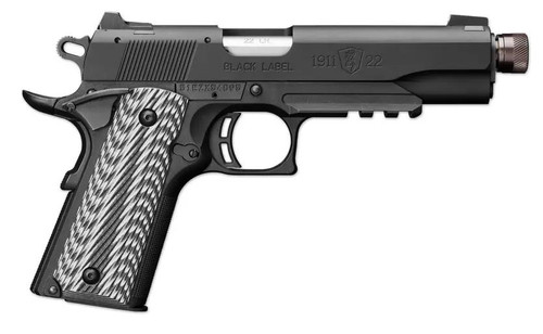 Browning 1911-22 22 LR - 4.875" Threaded Barrel - Black - 10 Round