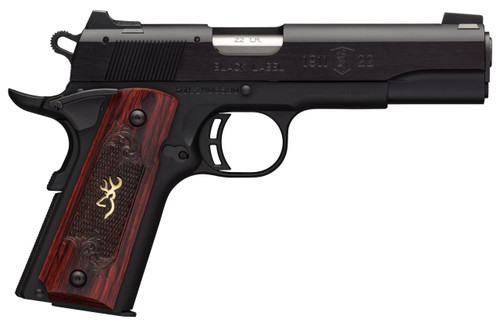 Browning 1911-22 Black Label Medallion 22 LR - Black / Wood - 10 Round