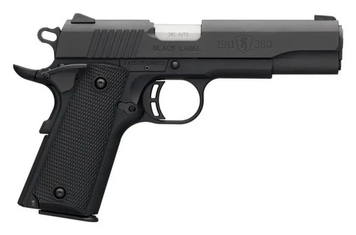 Browning 1911-380 Black Label Full Size 380 ACP - 4.25" Barrel - Black - 8 Round
