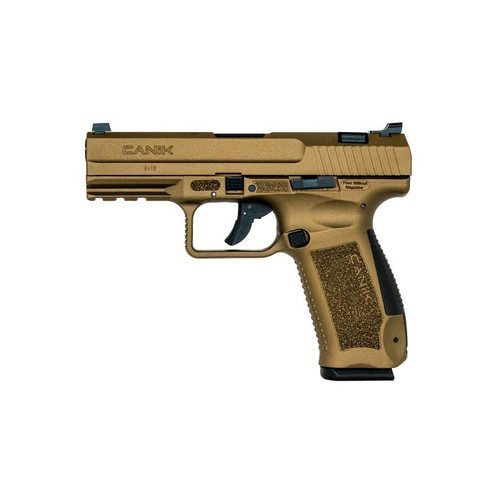 Canik TP9DA 9mm - 4.07" Barrel - Burnt Bronze - 18 Round