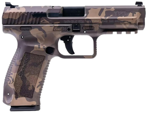 Canik TP9SF 9mm - Woodland Bronze Camo - 18 Round